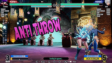 KOF XV: O.SHERMIE -Anti Throw Setup !