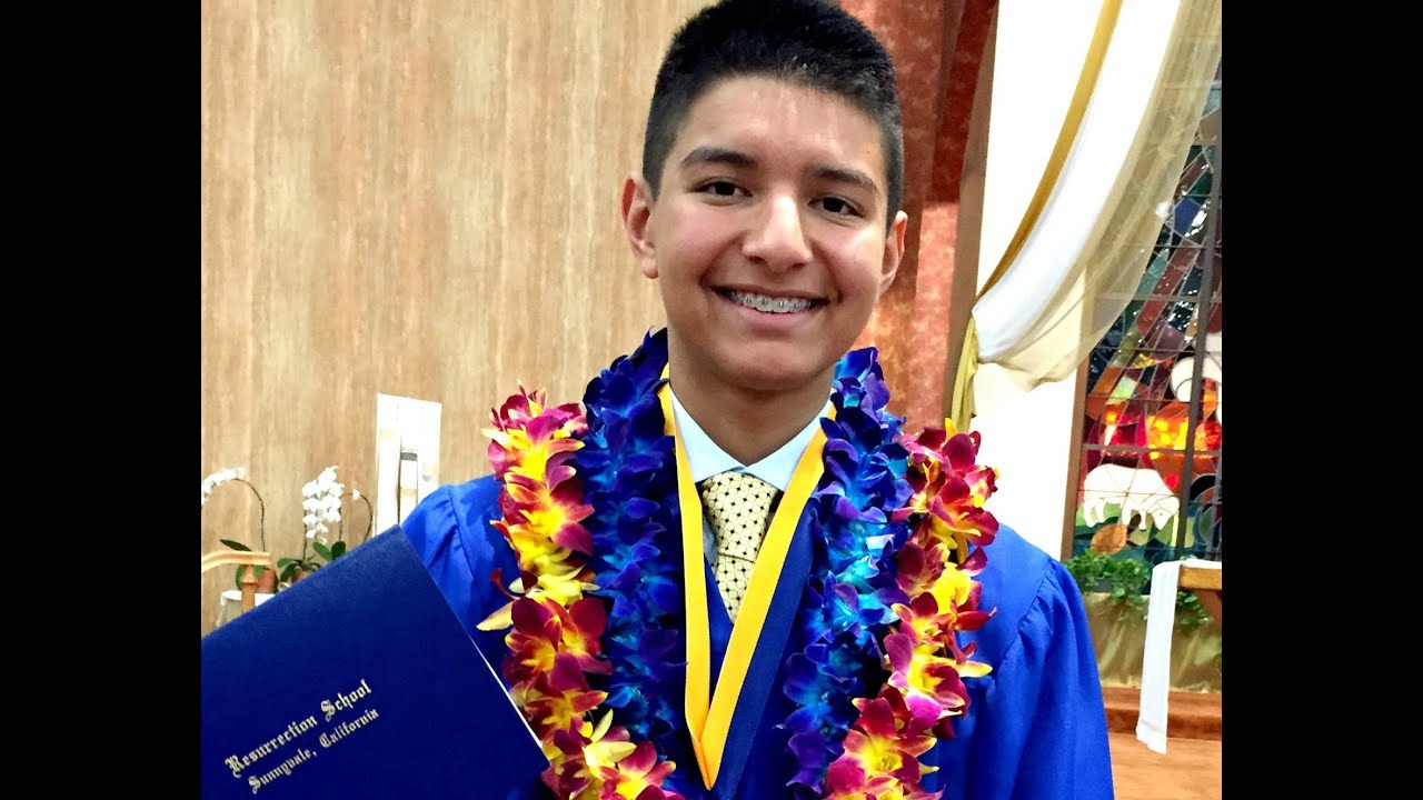 Antonio's 8th Graduation from Church of the Resurrection Catholic