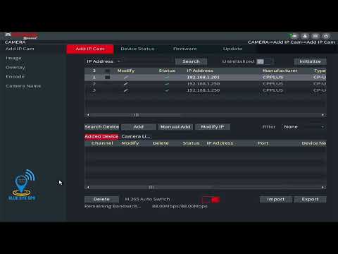 How to add ip camera on cp plus nvr | cp plus ip cameras nvr configurations and setup details video
