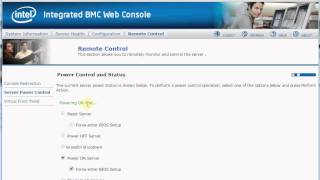 Demo Tắt/Mở máy chủ qua mạng với Intel Integrated BMC Web Console - Thanhdiep.com