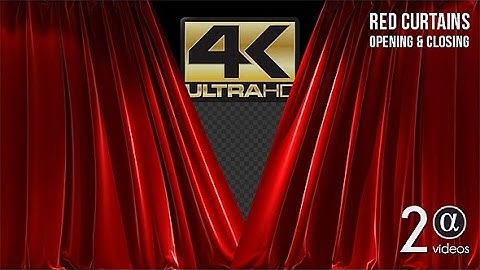 3D Realistic Red Curtains Opening & Closing Ver. 1 – 4K UHD - VideoHive