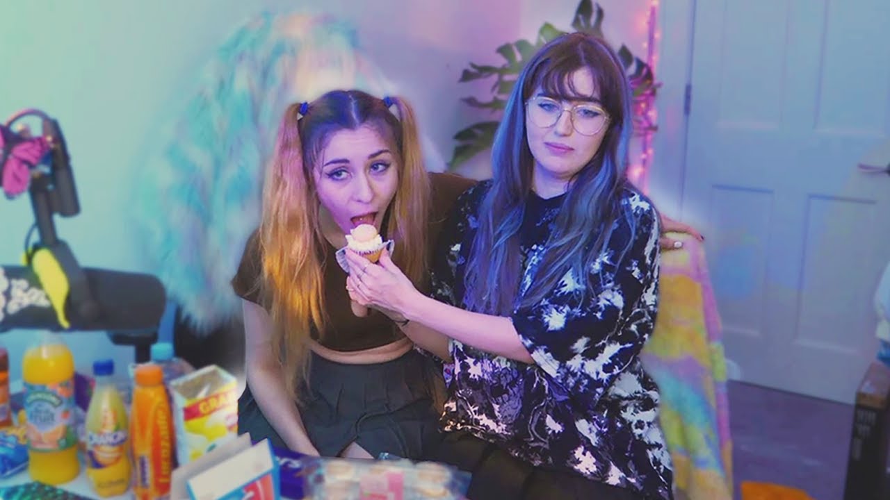 American Tries British Snacks For The First Time! w/ Captain Puffy