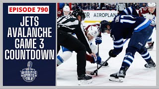 Winnipeg Jets vs. Colorado Avalanche Game 3 countdown