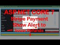 Asp.net Core 7 Web App Part 38. Stripe Payment- How to issue a Refund and show a Refund alert.