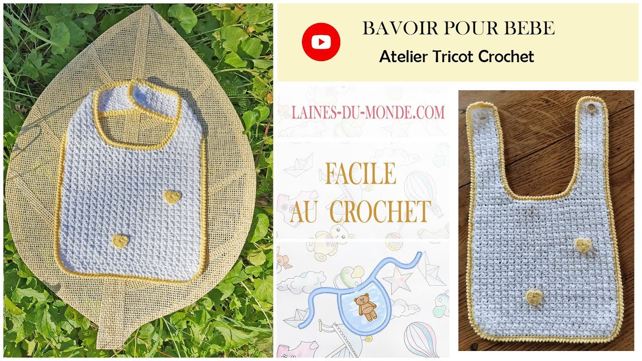 Bavoir De Noël Brodé Pingouin - Coton Doux, Fabriqué En Italie - 18x18 Cm - Prêt à Personnaliser (Point De Croix) - 9