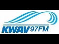 KWAV "KWAV 97, pronounced as K-Wave" (Now KWAV 96.9) - Legal ID - 1992