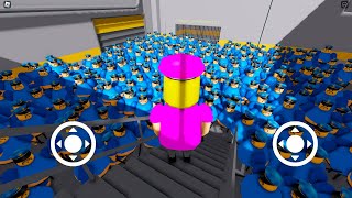 What would happen if 1000 BARRY ESCAPED FROM BARRY PRISON? Obby (#Roblox )