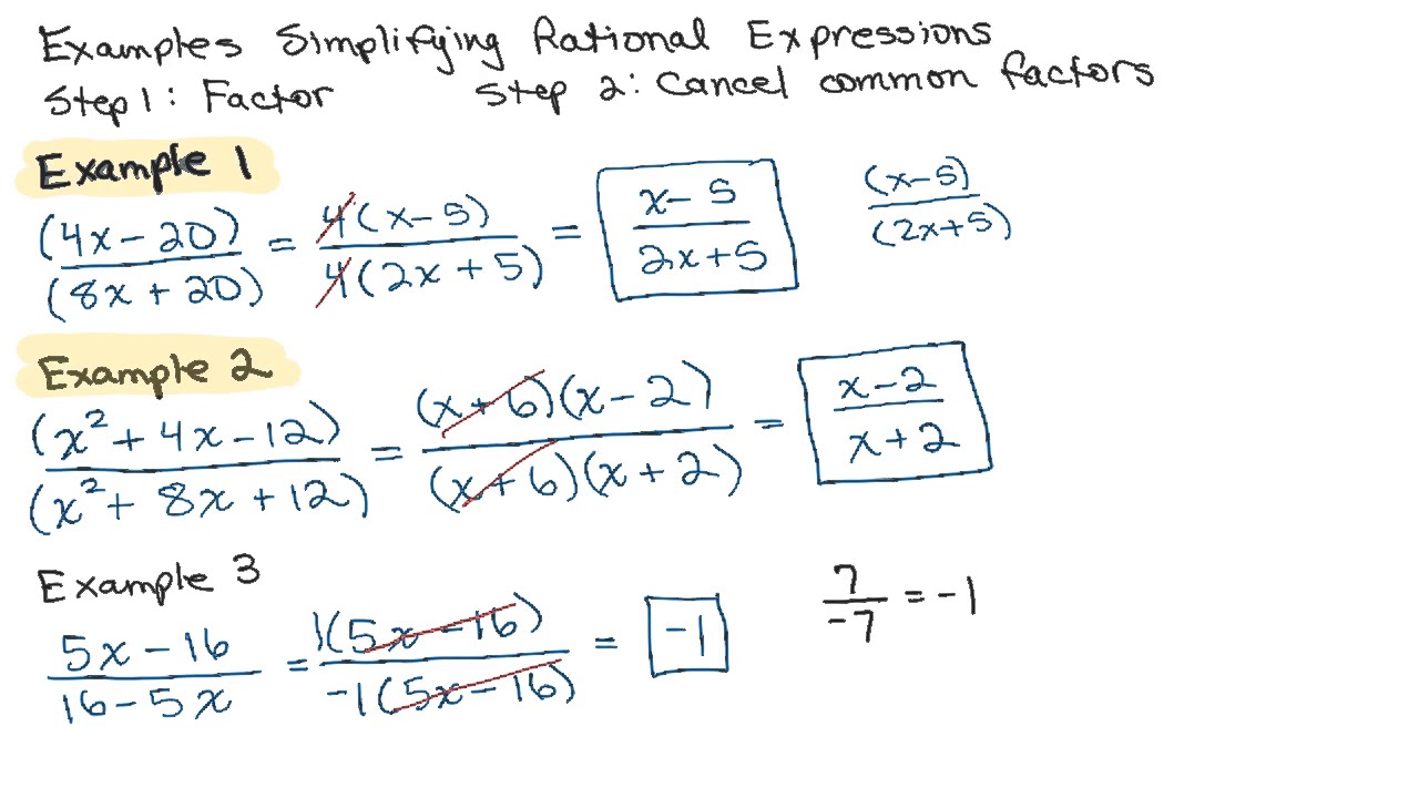 simplify-rational-expressions-7-examples-youtube