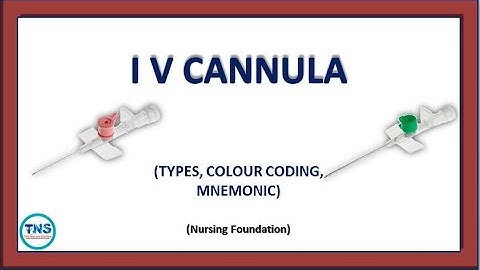 IV CANNULA | Intravenous Cannula | Colour | Size | Length | Mnemonic || The Nurses Station