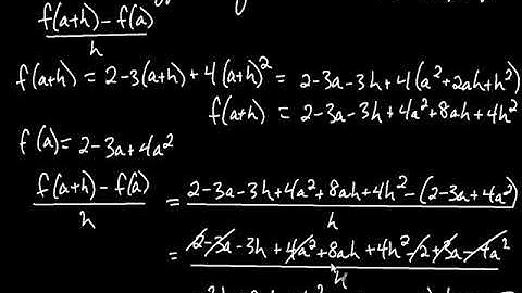 Precalculus Algebra The Difference Quotient