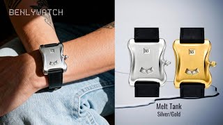 BENLYWATCH Melt Tank⌚朱仔推介《弧形美學腕錶💢 立體錶冠💢精緻切割Miyota石英機芯》快閃優惠😱HK888/1隻😳tel96699429👍