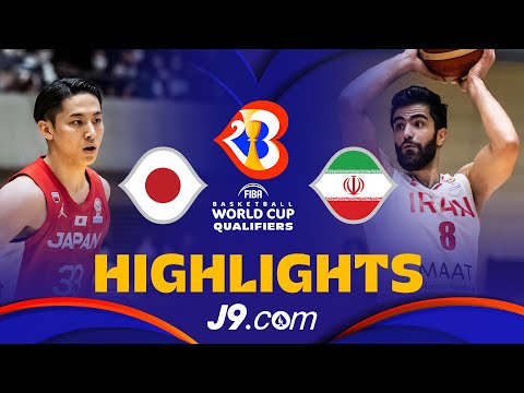 🇯🇵 Japan vs 🇮🇷 Iran | Basketball Highlights - #FIBAWC 2023 Qualifiers