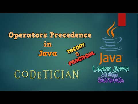 Tutorial 10 - Operators Precedence in Java | Which Operators have higher precedence in Java?