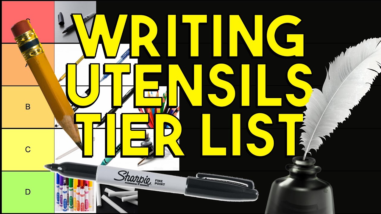 Writing Utensils Tier List YouTube