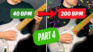 FIX YOUR PICKING! Part 4 // how to reach 200bpm