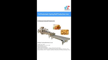 Full automatic spring roll machine production line