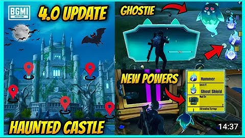 PUBG & BGMI NEW 4.0 UPDATE - Magical horror Ghost Mode, New features and Powers 4.0 Update gameplay