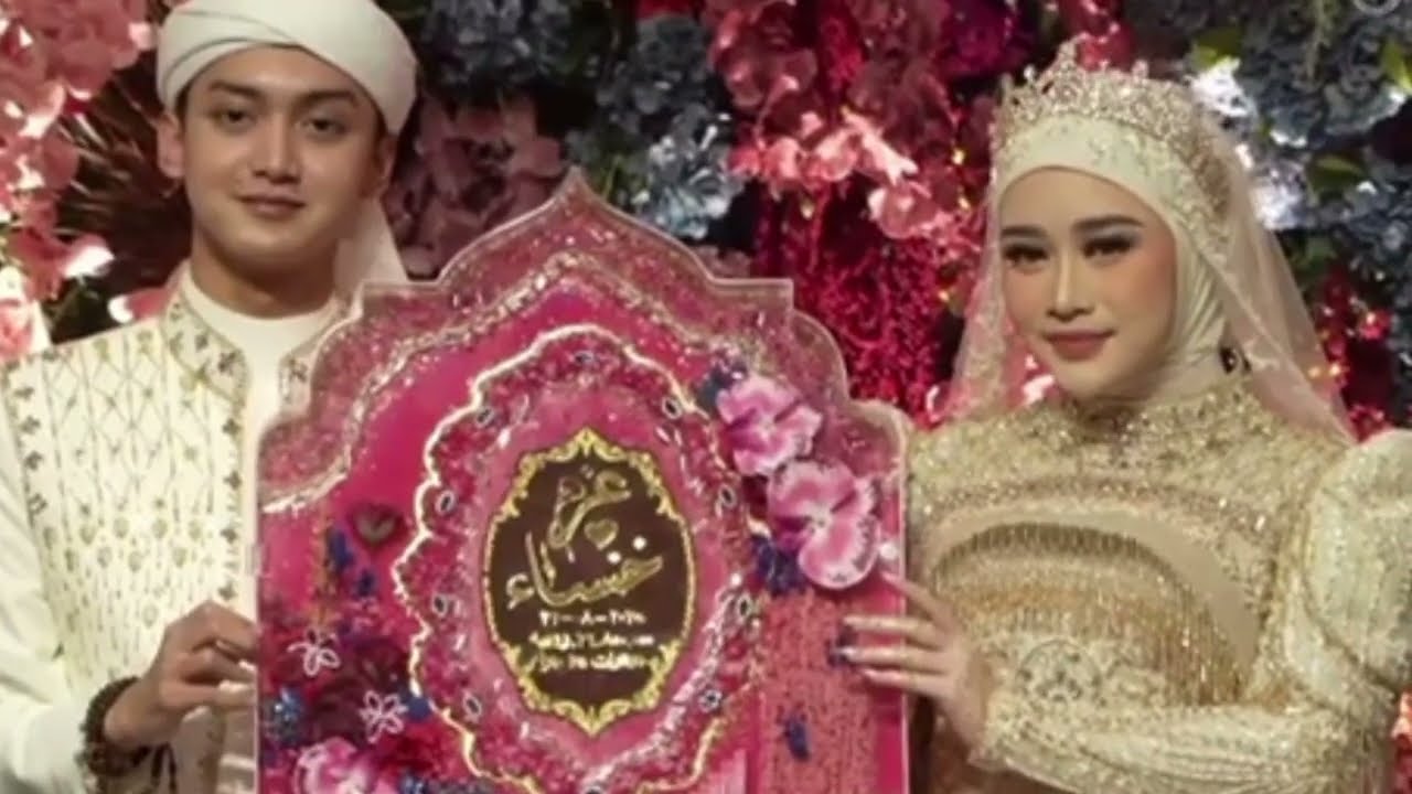 Resepsi pernikakan Gus Azmi dan Khansa mewah sekali 😍👍😍
