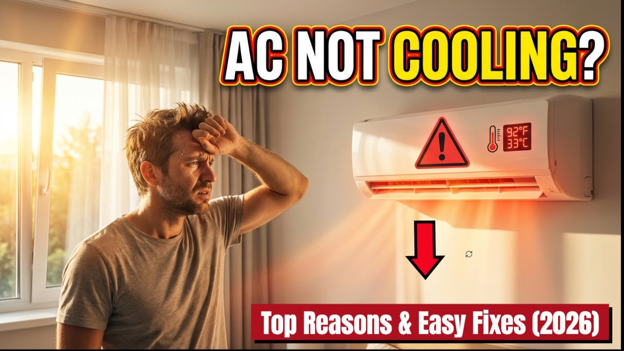 Кондиционер не охлаждает летом | Основные причины и простые решения (2026)!