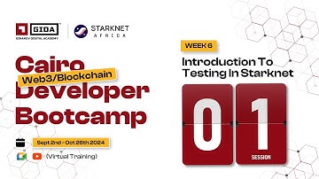 Week 6, Session 1: Intro to Testing Contracts/ writing test in Starknet (GIDAxStarknet Dev Bootcamp)