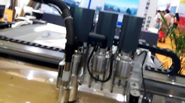 AOKE CNC router Spindle CUT flatbed oscillating knife cutter plotter acrylic sign cutting machine