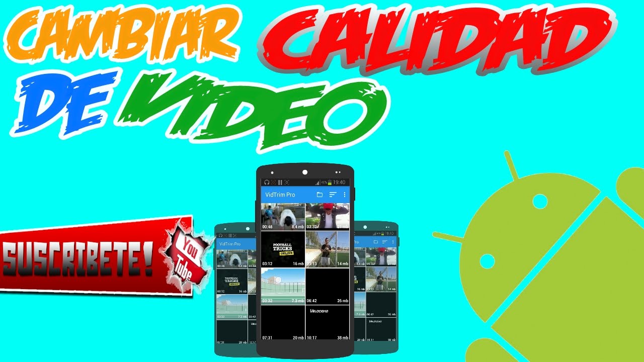 Como cambiar la calidad de video desde Android - YouTube