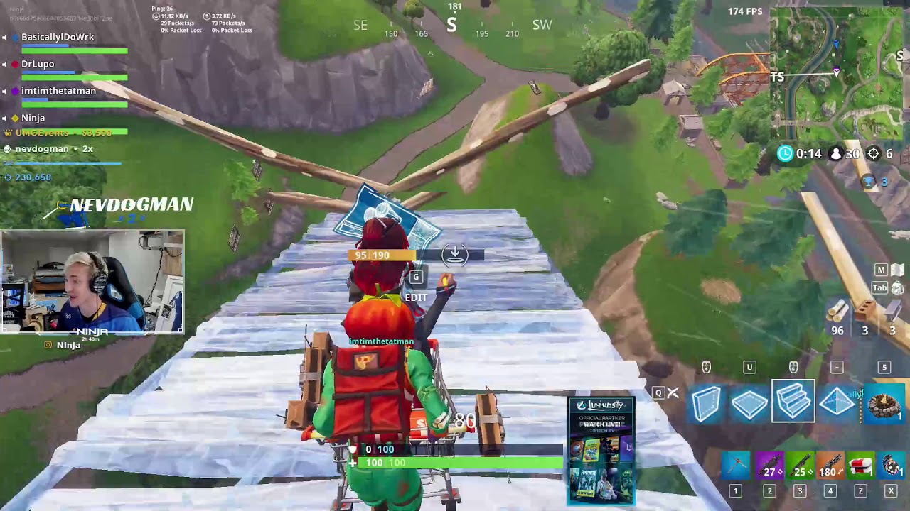 WE'RE GOING DOWN TIM - Ninja Max Height Shopping Cart Fall