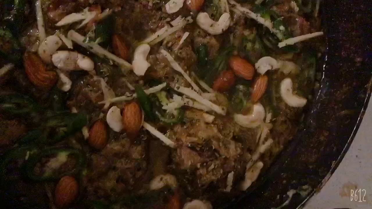 بکرا کڑاہی کاجو بادام - YouTube