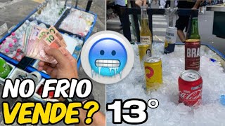 I WENT SELLING DRINKS ON THE STREET ON A COLD DAY—SEE HOW MUCH I MADE🤔🥶