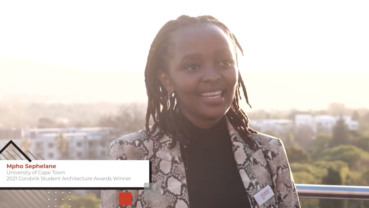 Mpho Sephelane - 2021 Corobrik Student Architecture Awards Winner