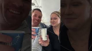 Upgraded to First Class on Alaska Airlines E175 SFO-BZN || #alaskaairlines #firstclass #shorts