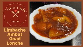 Limbache Ambat Goad Lonche | Tasty Lemon Pickle | Tangy Sweet Pickle | Sarita’s Goan Recipes screenshot 5