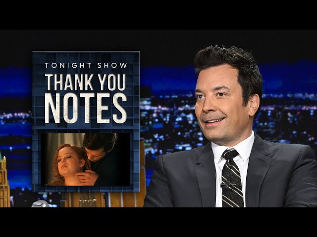 Thank You Notes: Donald Trump, Bridgerton | The Tonight Show Starring Jimmy Fallon class=