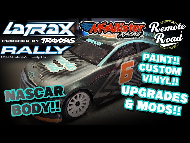 Traxxas LaTrax Rally Painted & Decaled Replacement Car Body (Red)