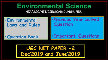 Part 1 | Environmental Laws and Rules | Previous Year Solved Questions | Environmental Science