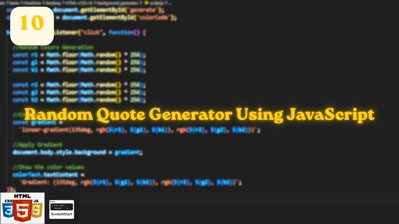 Building a Random Quote Generator Using JavaScript DOM | Exploring ...