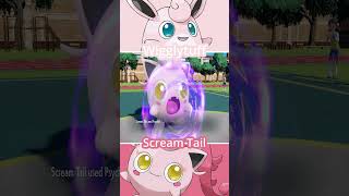 WIGGLYTUFF vs SCREAM TAIL | Jigglypuff Pokémon Battle #pokemon