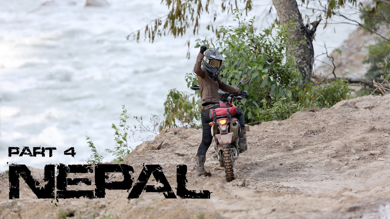 Himalayan offroad motorcycle adventure,  Nepal , Annapurna Circuit  Tatopani to Ghorepani - Ep.22-11