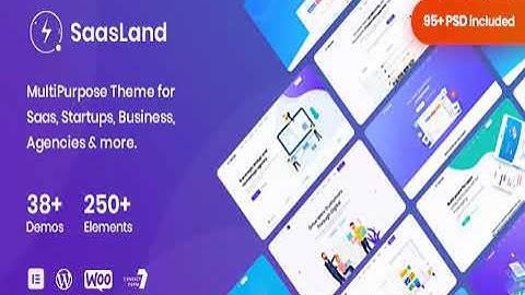 Saasland - MultiPurpose WordPress Theme for Saas Startup Full Download Working