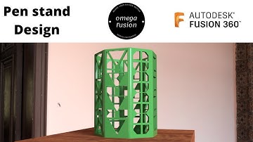 How to Design a Anonymous Pen Stand ~ using Autodesk Fusion 360.