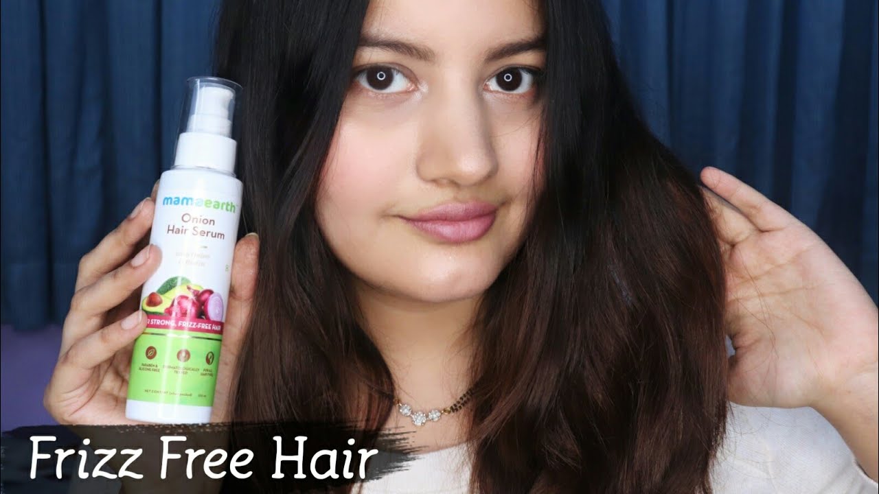 Onion Hair Serum Review & Demo || Frizzy Hair - YouTube