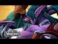 Malfurion kiss tyrande cinematic anduin in silithus  azeroths whispers wow 1025 epilogue