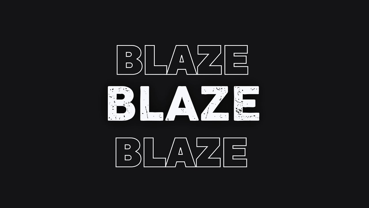 Blaze - Product Advertisement