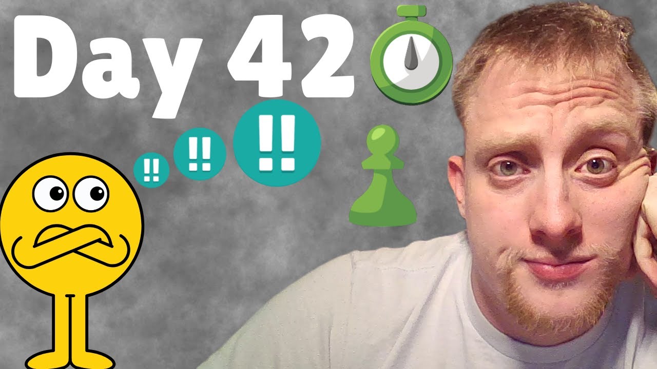 День 42: Проблеск надежды? - Путь к 2100 победам на Chess.com