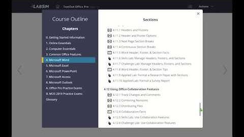 TestOut Office Pro Excel Live Project Demo