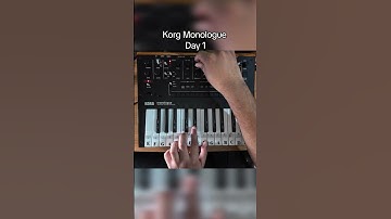 Learning My Korg Monologue: Day 1
