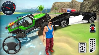 Officer Police Car & Monster Truck Driving in Open World Game - Go to Town 6 - Android Gameplay screenshot 5