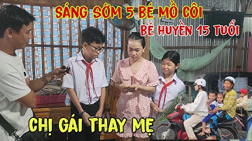 Thực tế buổi sáng sớm của Bé Huyền 15 tuổi nhổ cỏ mướn nuôi 4 em mồ côi/Đạt Đồng Tháp