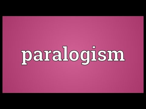 Paralogism Meaning