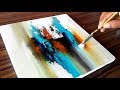 Making of Acrylic Abstract Painting / Project 365 days / Day #083